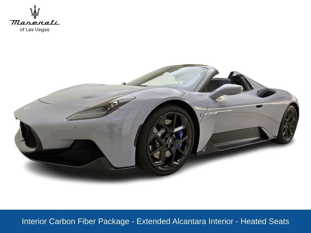 Grigio Incognito Solid 2023 Maserati MC20 RWD Coupe Rear-Wheel Drive 8-Speed Dual Clutch