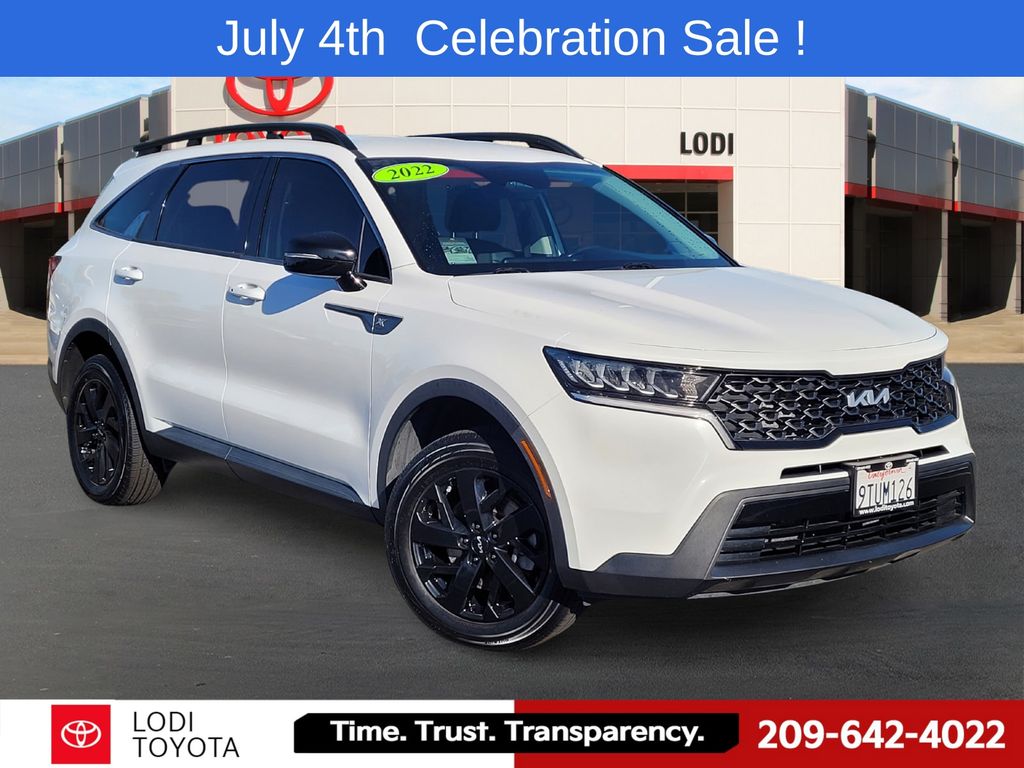 Glacial White Pearl 2022 Kia Sorento SUV / Crossover All-Wheel Drive 8-Speed Automatic