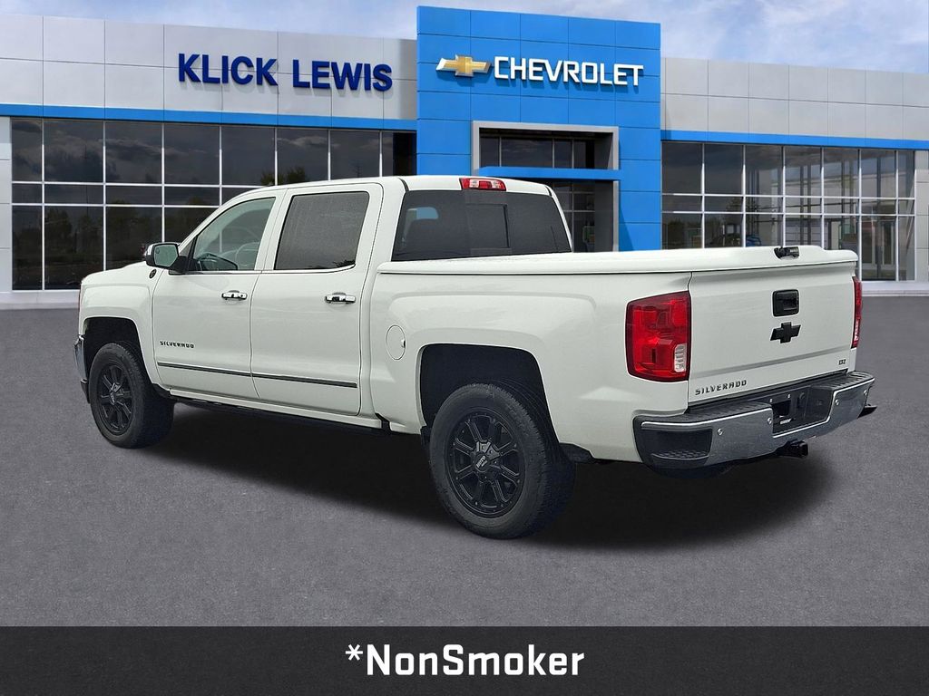 2018 Chevrolet Silverado 1500 LTZ White at Phil Fitts Ford