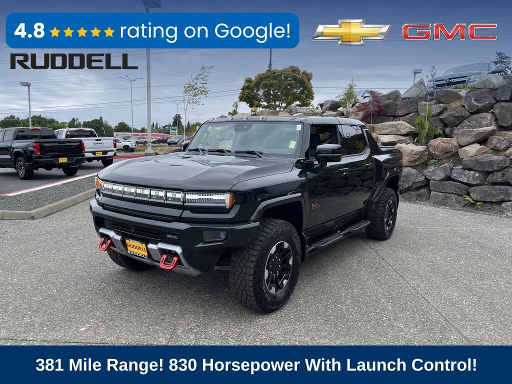 Void Black 2025 GMC Hummer EV Pickup Pickup Truck All-Wheel Drive 1-Speed Automatic
