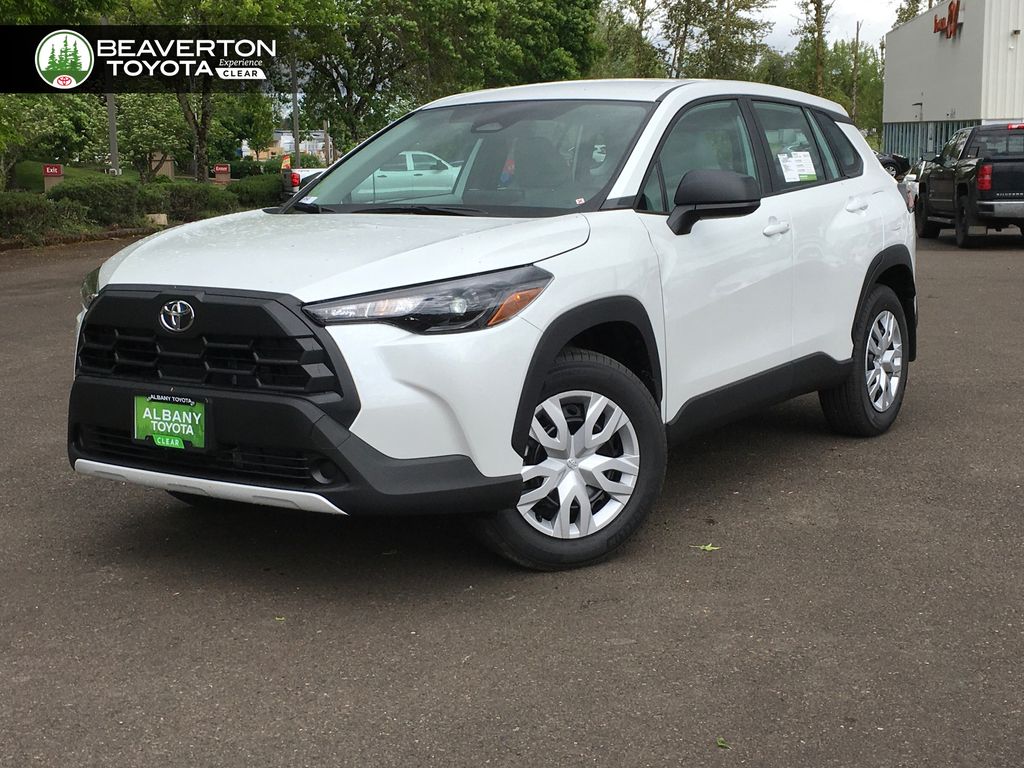 Pearl 2026 Toyota Corolla Cross L AWD SUV / Crossover All-Wheel Drive Continuously Variable Transmission