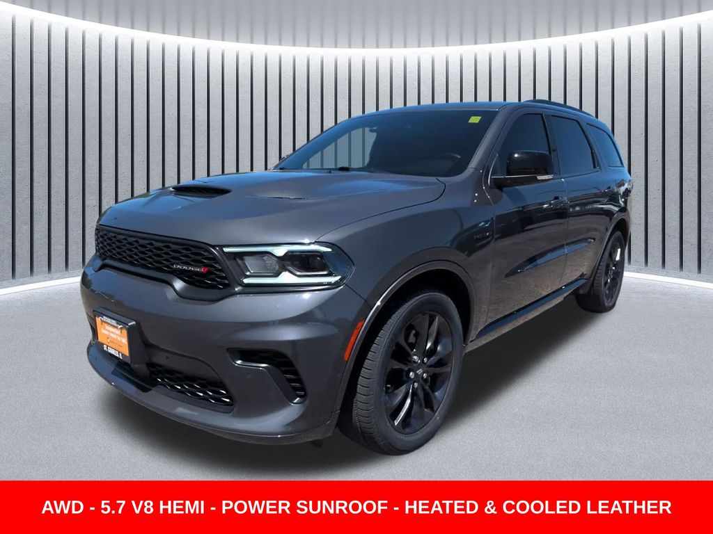 DB Black Clearcoat 2025 Dodge Durango SUV / Crossover All-Wheel Drive 8-Speed Automatic