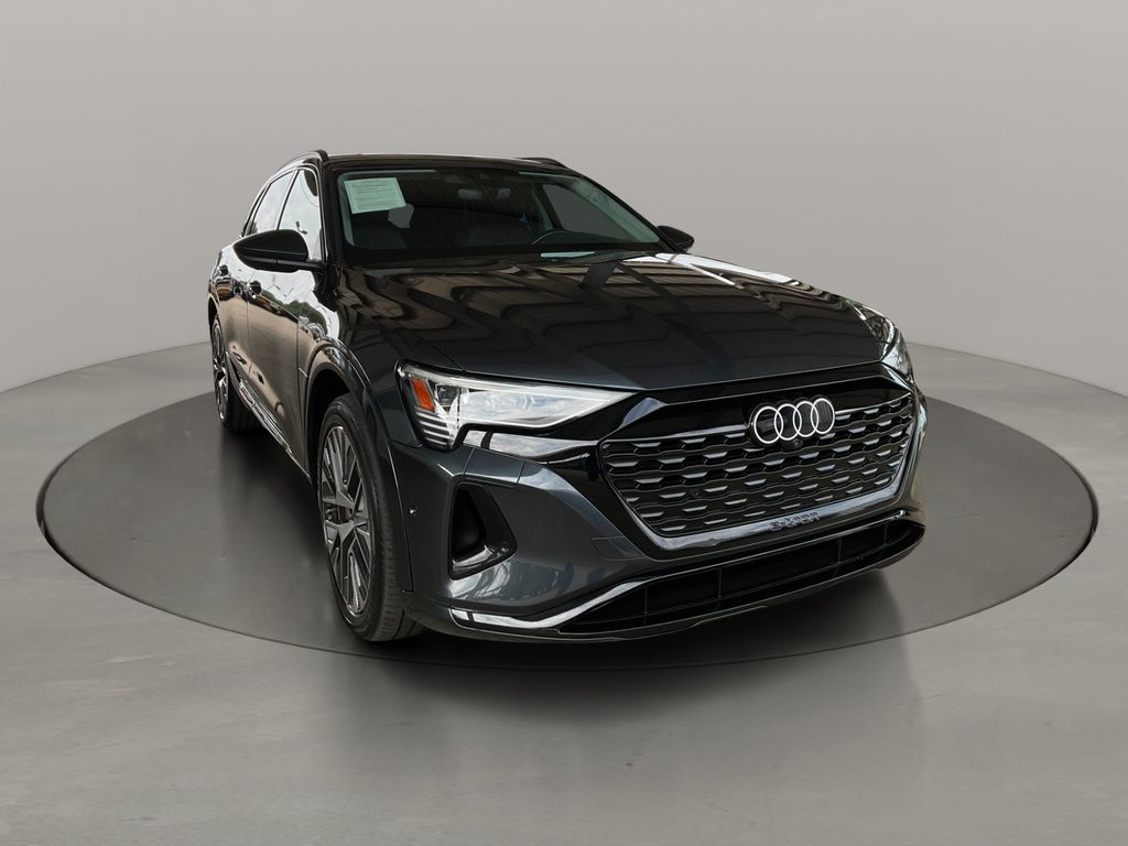 Manhattan Gray Metallic 2024 Audi Q8 e-tron SUV / Crossover All-Wheel Drive Automatic