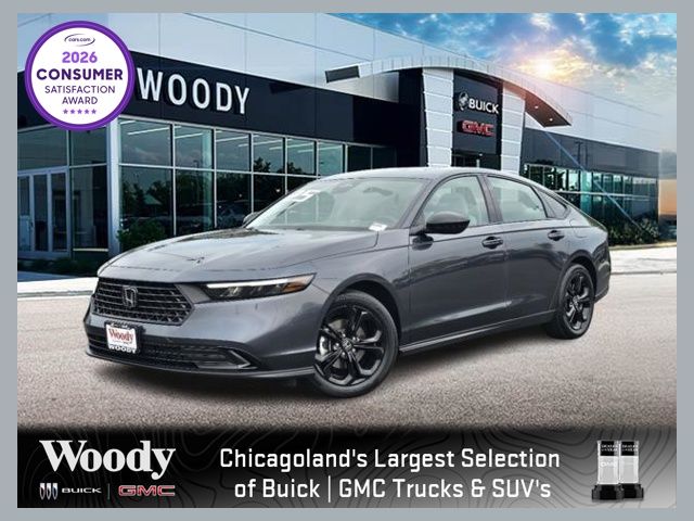 Gray Metallic 2025 Honda Accord Sedan Front-Wheel Drive Continuously Variable Transmission
