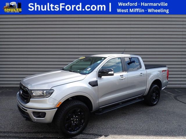 Silver Metallic 2020 Ford Ranger Lariat SuperCrew 4WD Pickup Truck Four-Wheel Drive Automatic