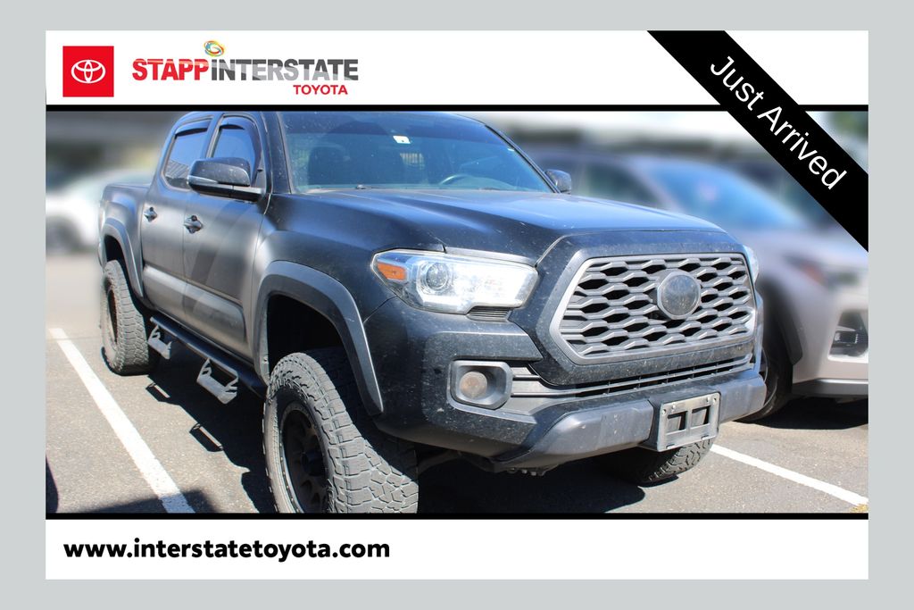Midnight Black Metallic 2021 Toyota Tacoma Pickup Truck Four-Wheel Drive 6-Speed Automatic