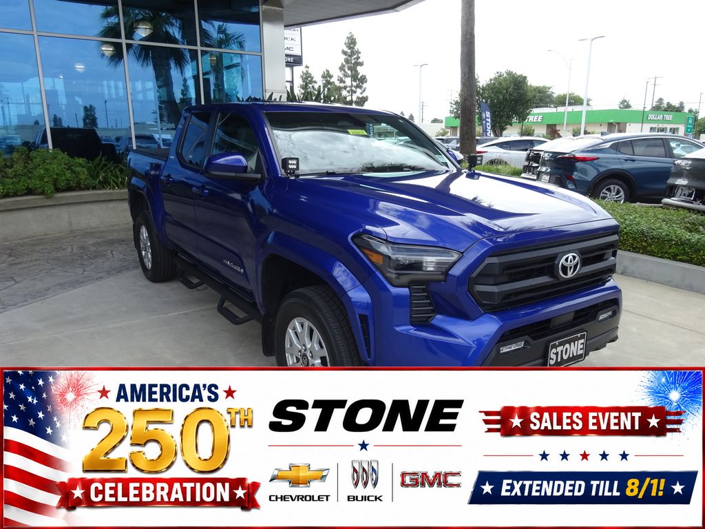 Blue Crush Metallic 2025 Toyota Tacoma Pickup Truck Four-Wheel Drive 8-Speed Automatic