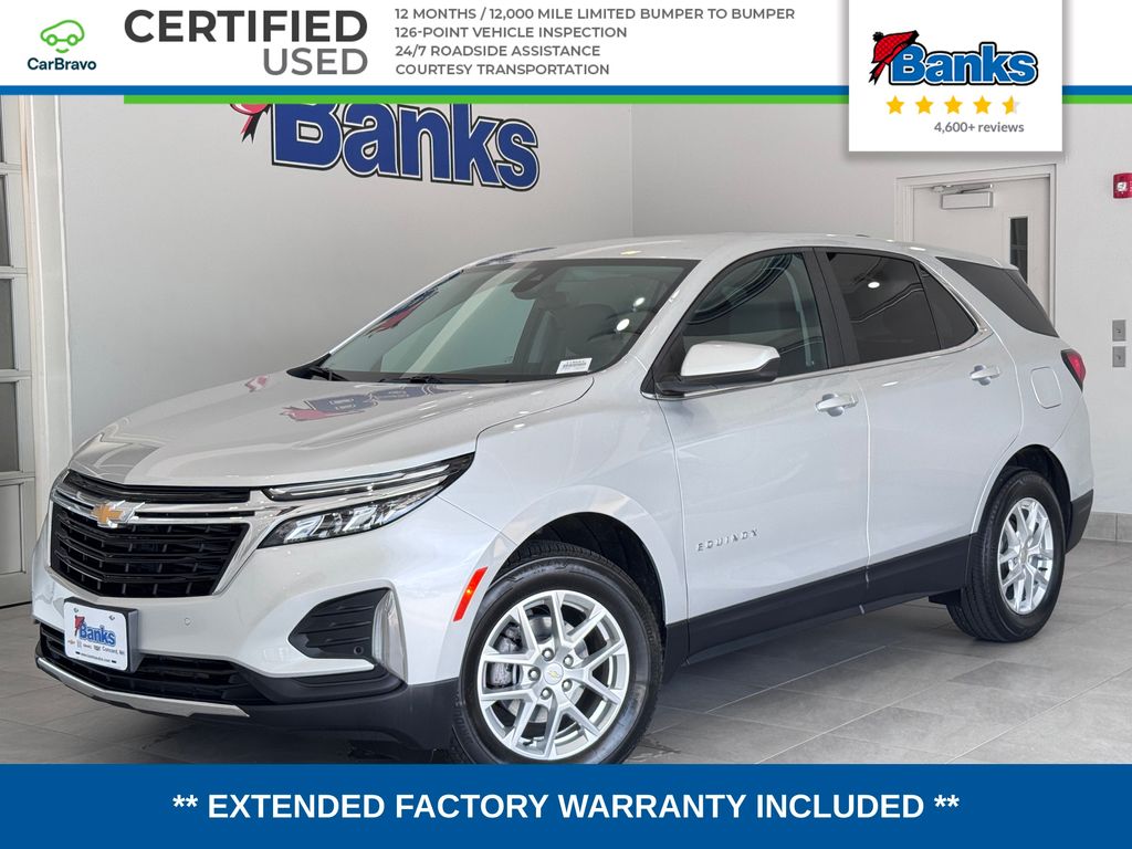 Silver Ice Metallic 2022 Chevrolet Equinox SUV / Crossover Four-Wheel Drive 6-Speed Automatic Overdrive