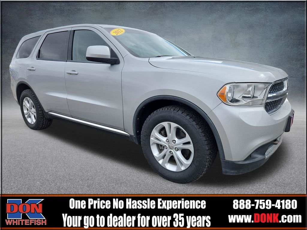 Bright Silver Metallic Clearcoat 2012 Dodge Durango SXT AWD SUV / Crossover All-Wheel Drive 5-Speed Automatic