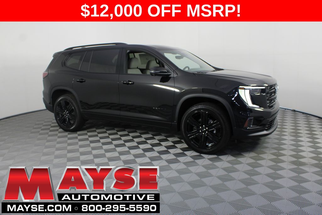 Black (Ebony Twilight Metallic) 2026 GMC Acadia SUV / Crossover Four-Wheel Drive 8-Speed Automatic