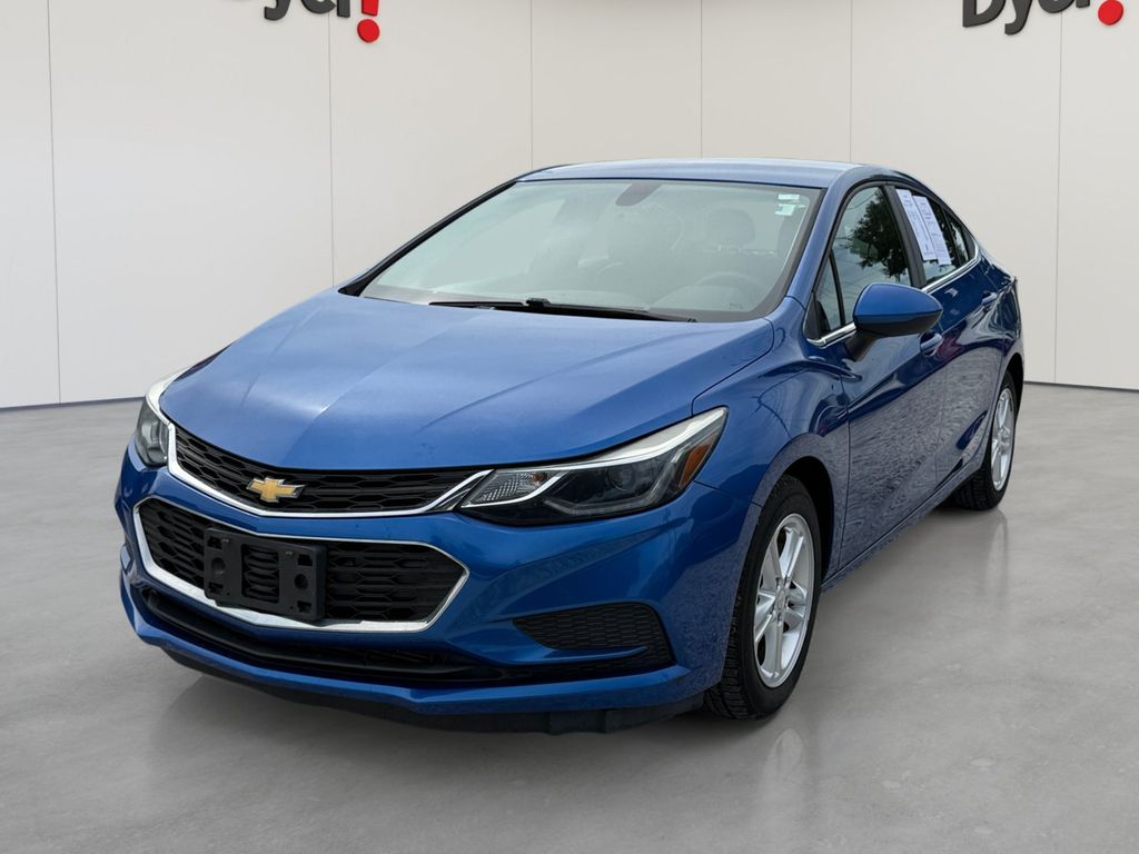 Kinetic Blue Metallic 2017 Chevrolet Cruze Sedan Front-Wheel Drive 6-Speed Automatic