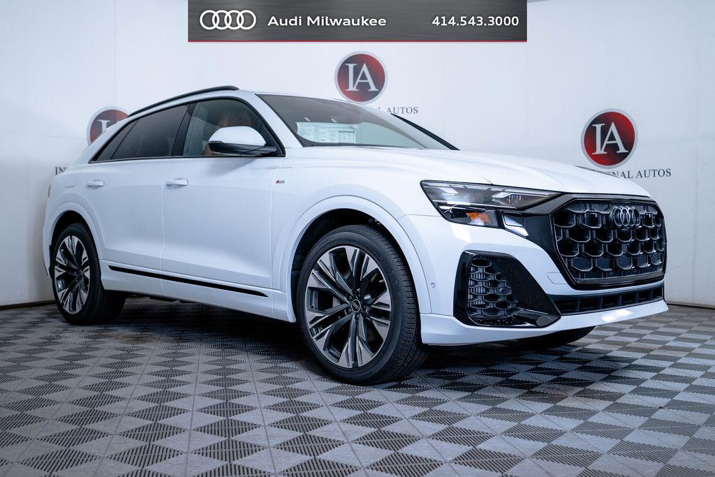 Glacier White Metallic 2026 Audi Q8 SUV / Crossover All-Wheel Drive 8-Speed Automatic