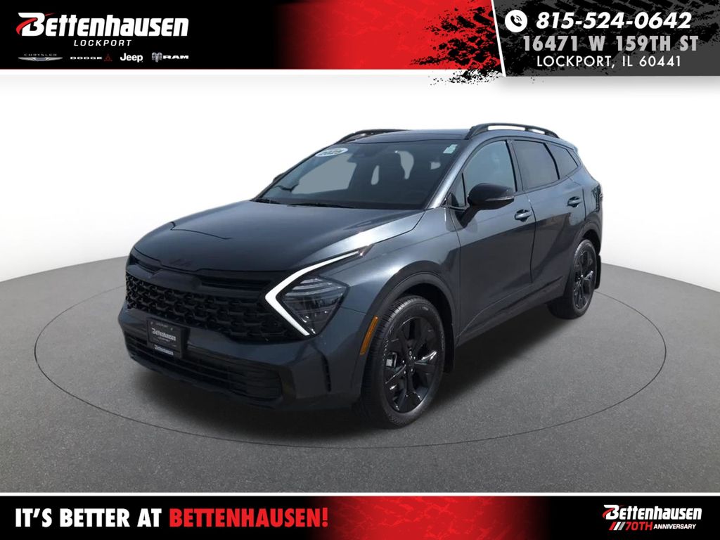 Gravity Gray 2025 Kia Sportage X-Line AWD SUV / Crossover All-Wheel Drive 8-Speed Automatic