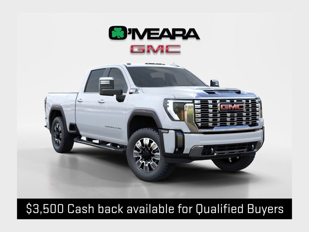 Glacier White Tricoat 2026 GMC Sierra 3500HD Pickup Truck Four-Wheel Drive Automatic