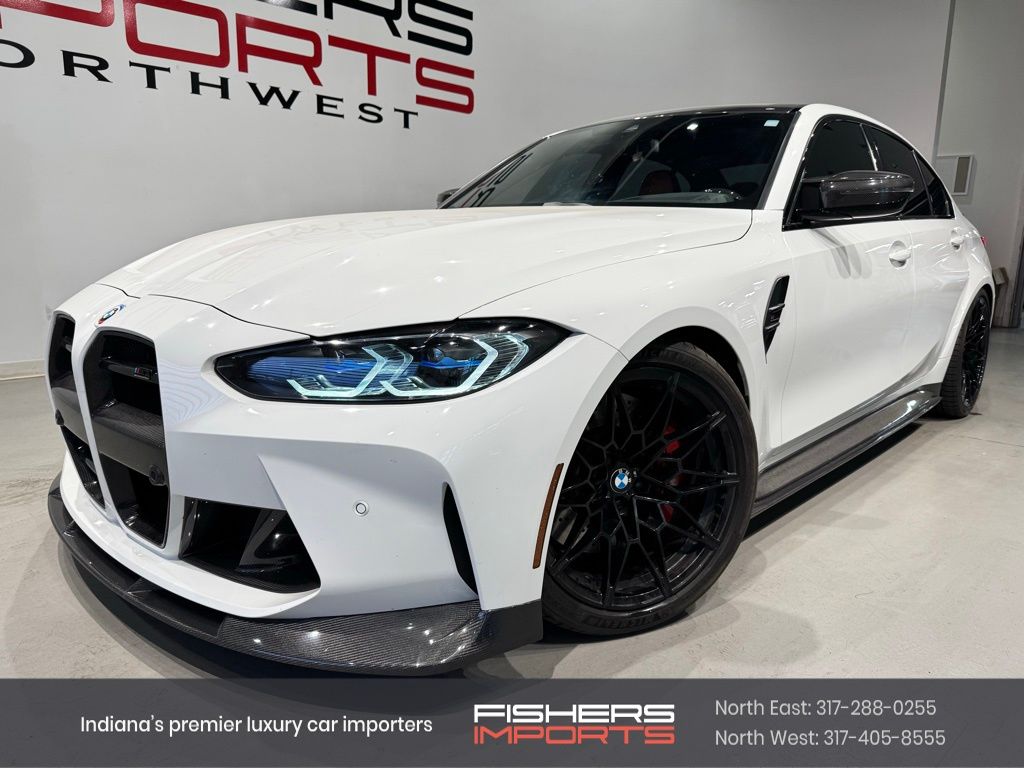Alpine White 2022 BMW M3 Competition xDrive AWD Sedan All-Wheel Drive 8-Speed Automatic
