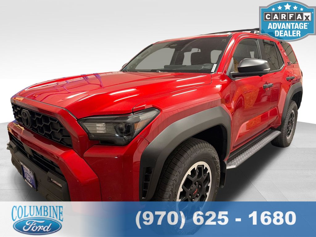 Red 2025 Toyota 4Runner TRD Off-Road Premium 4WD SUV / Crossover Four-Wheel Drive 8-Speed Automatic