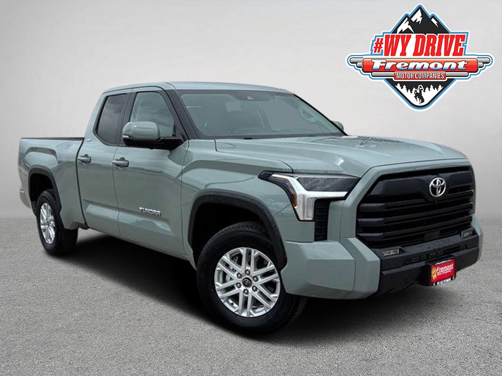 Lunar Rock 2024 Toyota Tundra SR5 Double Cab 4WD Pickup Truck Four-Wheel Drive Automatic