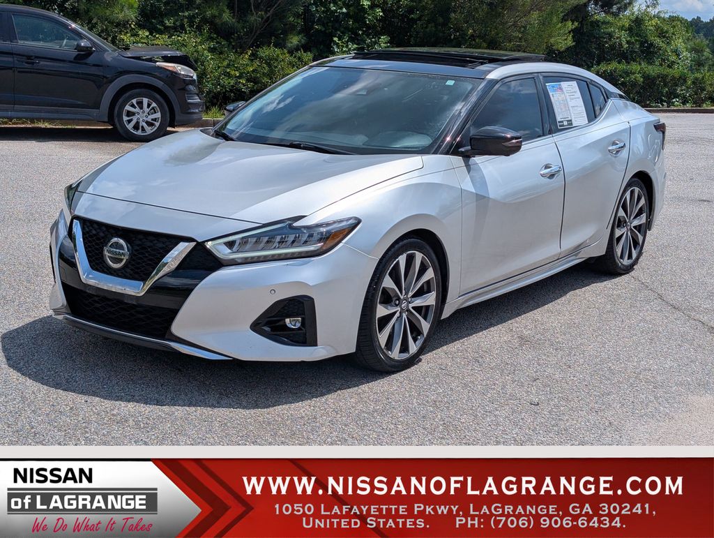 Brilliant Silver Metallic 2019 Nissan Maxima Sedan Front-Wheel Drive Continuously Variable Transmission