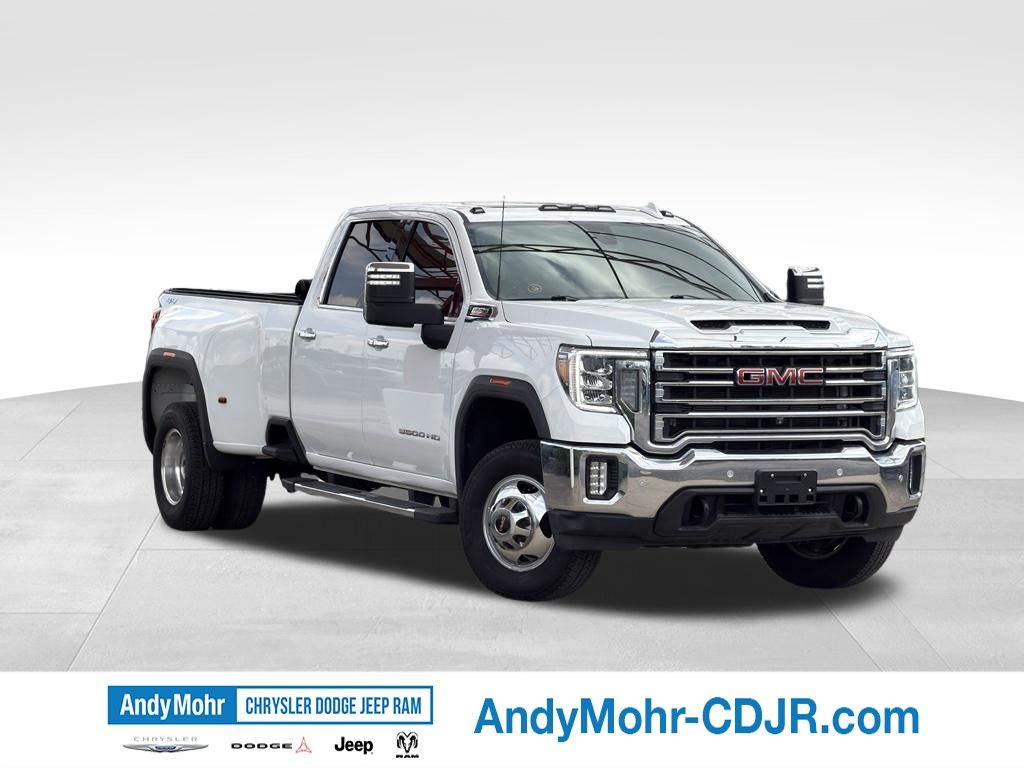 Summit White 2021 GMC Sierra 3500HD Pickup Truck Four-Wheel Drive Automatic