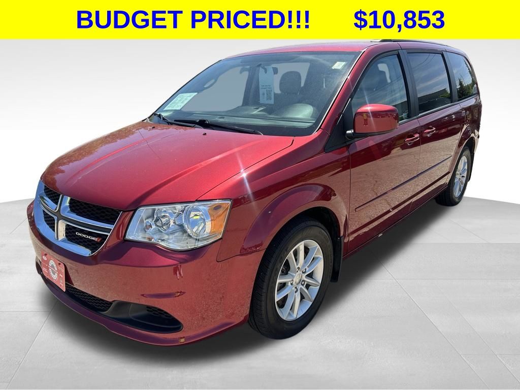 Deep Cherry Red Crystal Pearlcoat 2015 Dodge Grand Caravan Minivan Front-Wheel Drive 6-Speed Automatic