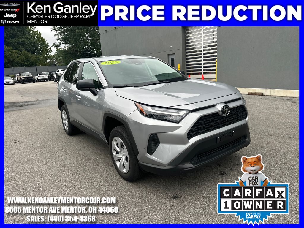 Silver Sky Metallic 2025 Toyota RAV4 SUV / Crossover All-Wheel Drive 8-Speed Automatic