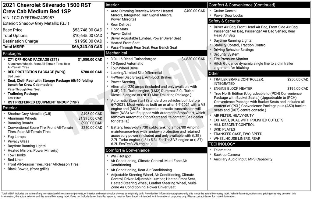 Used 2021 Chevrolet Silverado 1500 Truck