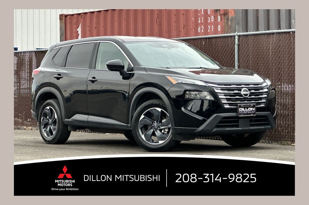 Super Black 2025 Nissan Rogue SUV / Crossover All-Wheel Drive Continuously Variable Transmission