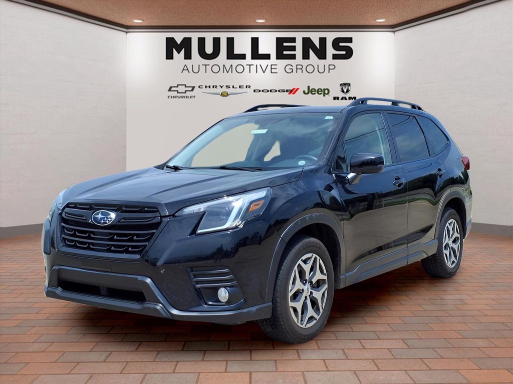Crystal Black Silica 2023 Subaru Forester SUV / Crossover All-Wheel Drive Continuously Variable Transmission