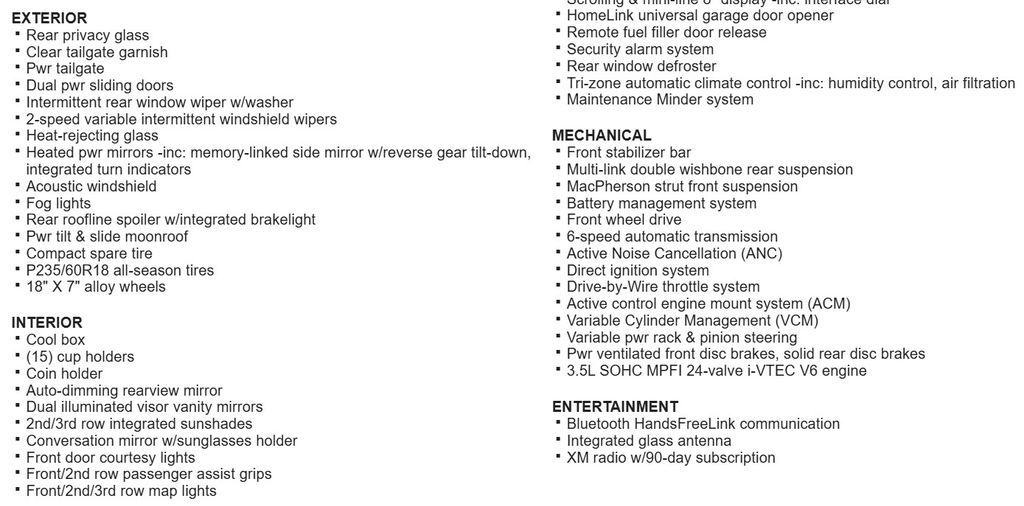 2012 Honda Odyssey Touring 34