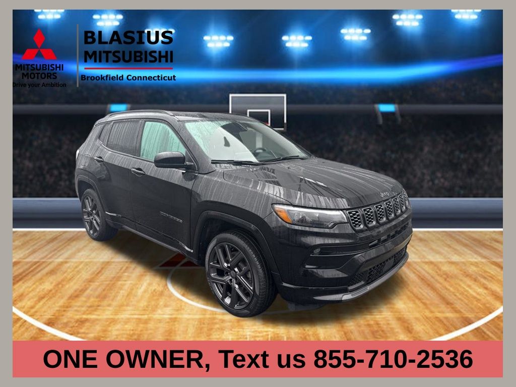 Diamond Black Crystal Pearlcoat 2024 Jeep Compass Limited 4WD SUV / Crossover Four-Wheel Drive 8-Speed Automatic