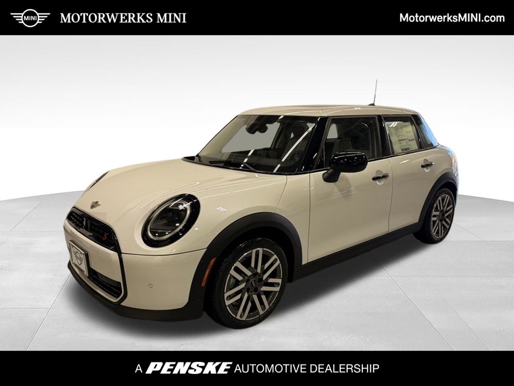 White Metallic 2025 MINI Cooper Hatchback 7-Speed Automatic