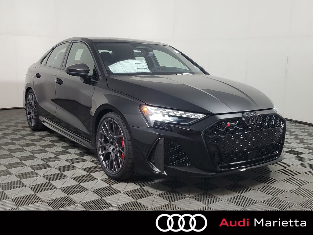 Mythos Black Metallic 2026 Audi RS 3 Sedan All-Wheel Drive 7-Speed Automatic
