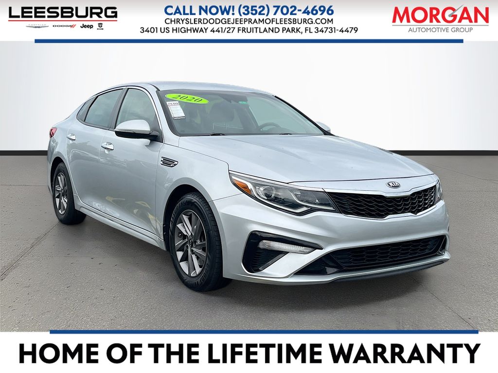 Sparkling Silver 2020 Kia Optima LX FWD Sedan Front-Wheel Drive 6-Speed Automatic