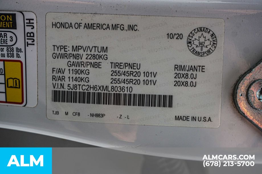 Used 2021 White Acura A-Spec Package image 63