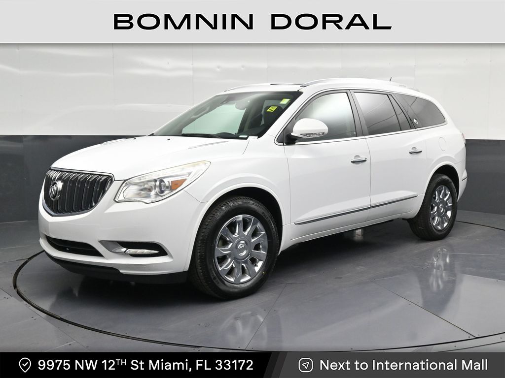 Summit White 2017 Buick Enclave Premium FWD SUV / Crossover Front-Wheel Drive 6-Speed Automatic Overdrive