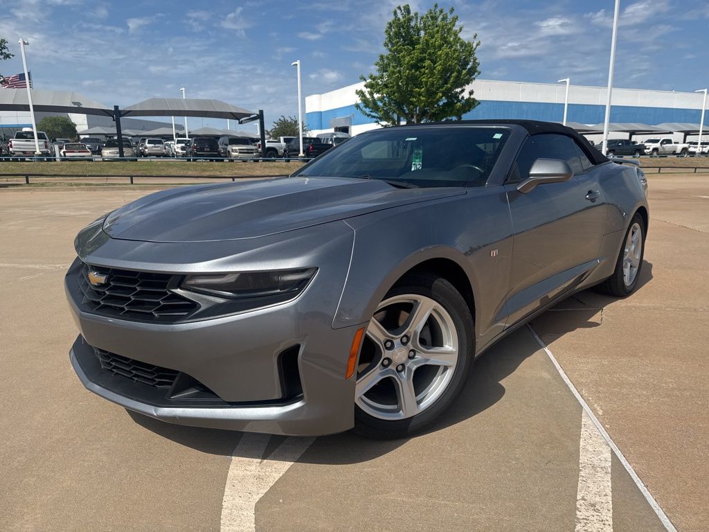 Gray (Satin Steel Metallic) 2020 Chevrolet Camaro 1LT Convertible RWD Convertible Rear-Wheel Drive Automatic