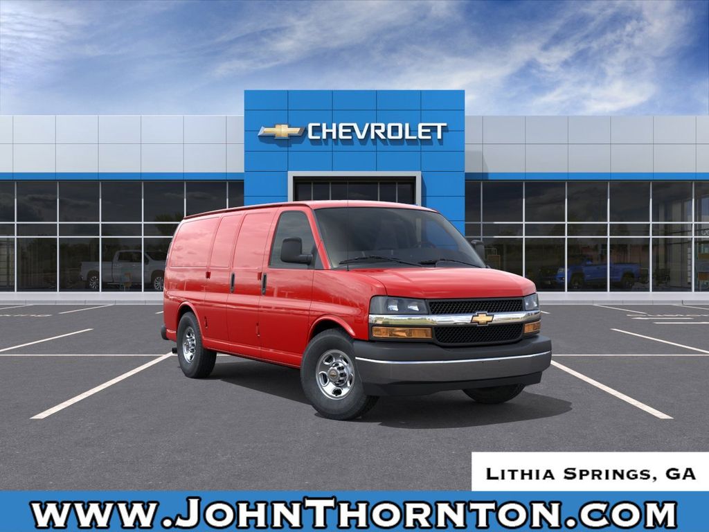 Red Hot 2026 Chevrolet Express Cargo 2500 RWD Van Rear-Wheel Drive 8-Speed Automatic Overdrive