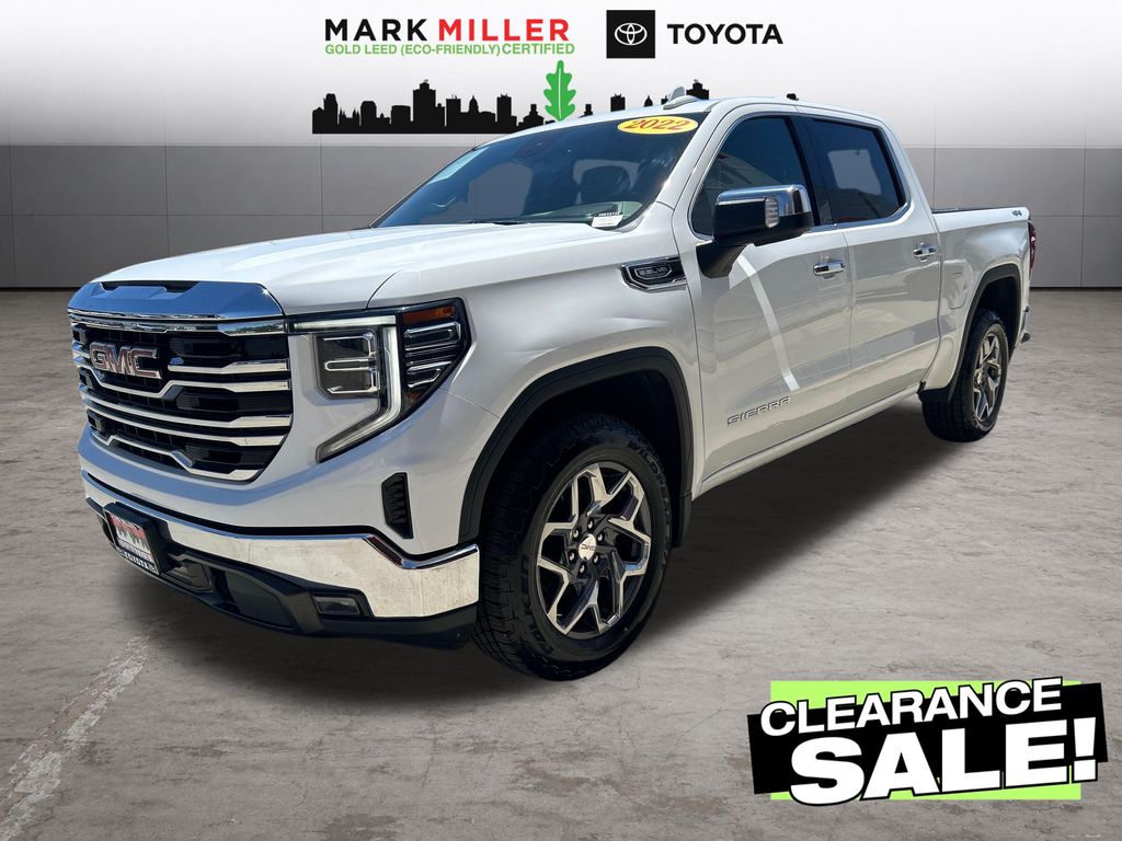 Summit White 2022 GMC Sierra 1500 Pickup Truck Four-Wheel Drive Automatic