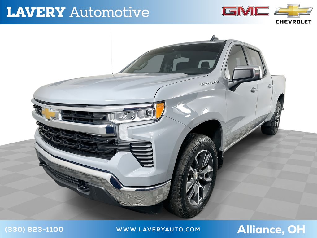 Slate Gray Metallic 2024 Chevrolet Silverado 1500 Pickup Truck Four-Wheel Drive 8-Speed Automatic