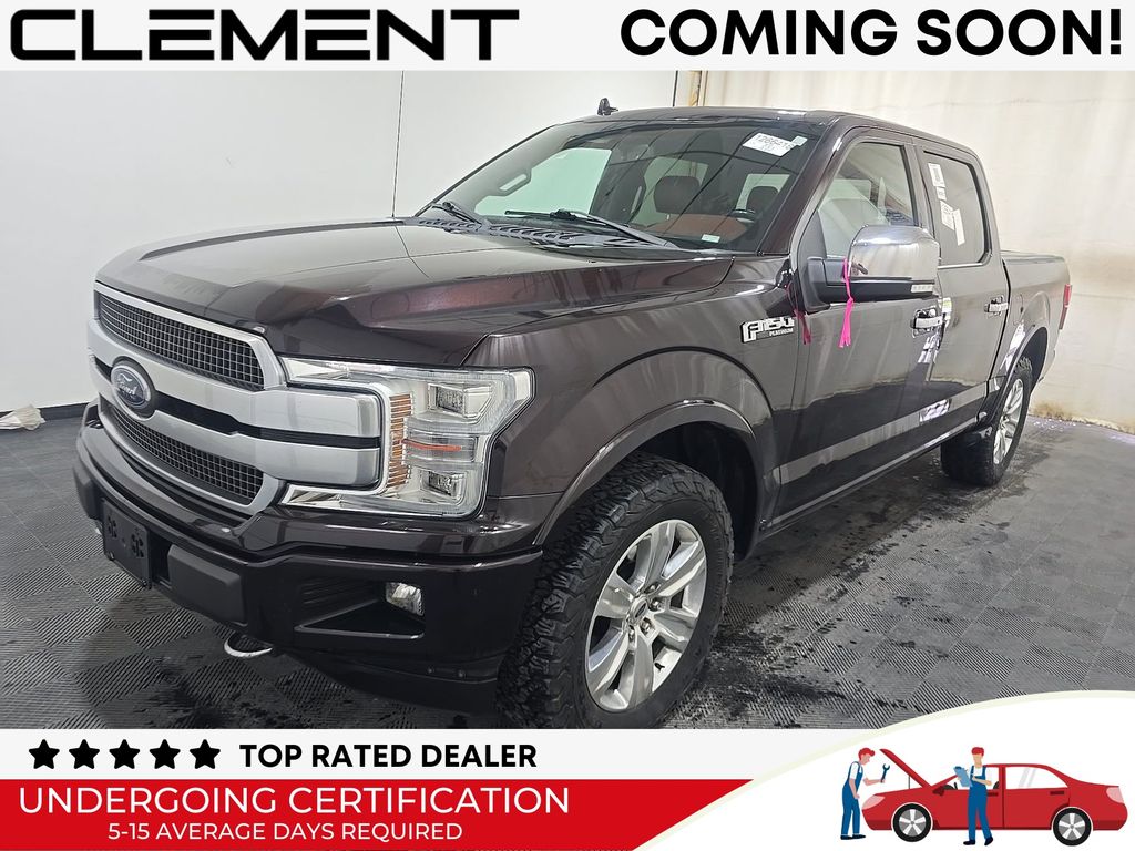 Magma Red Metallic 2018 Ford F-150 Pickup Truck Four-Wheel Drive Automatic