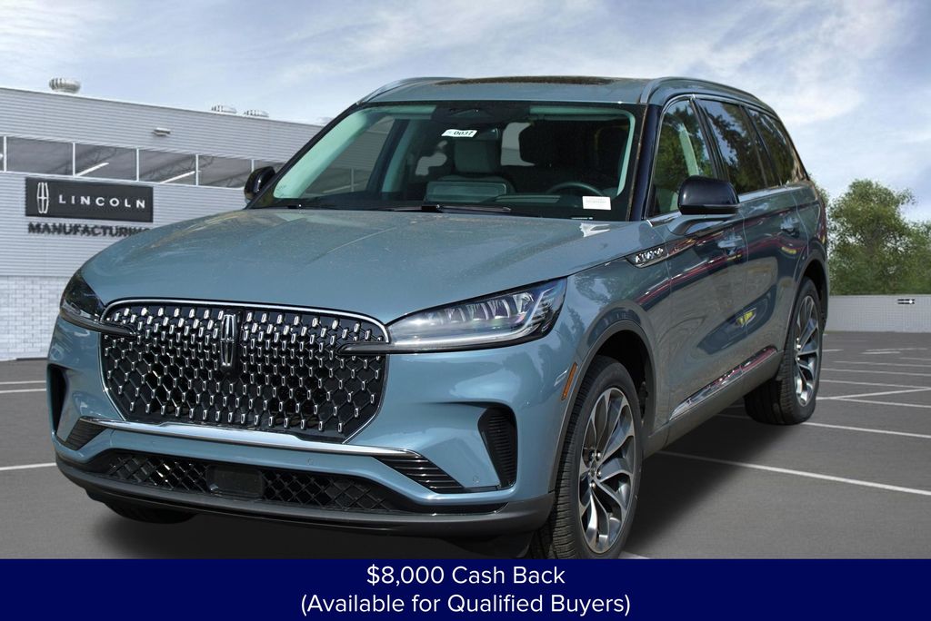 Blue Metallic 2026 Lincoln Aviator SUV / Crossover All-Wheel Drive Automatic
