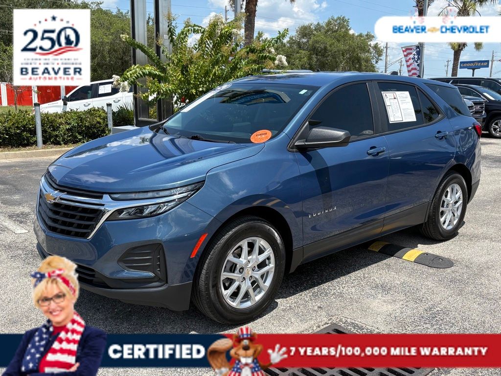 Lakeshore Blue 2024 Chevrolet Equinox SUV / Crossover Front-Wheel Drive 6-Speed Automatic Overdrive