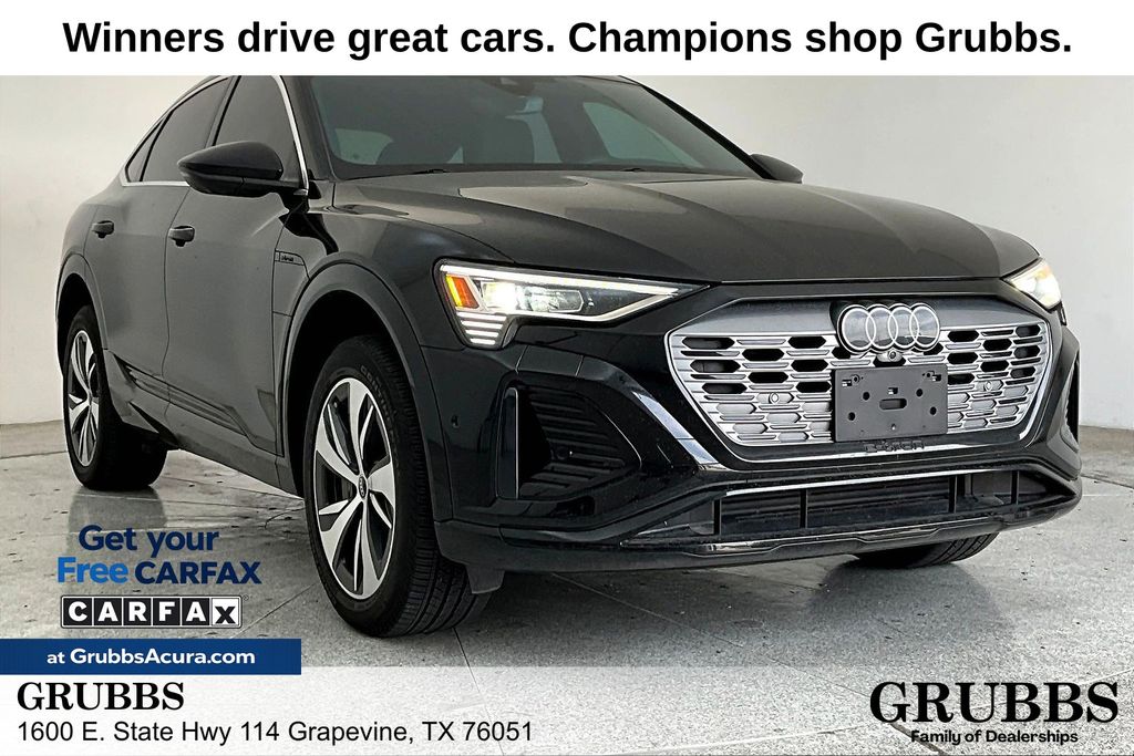 Mythos Black Metallic 2024 Audi Q8 e-tron Sportback quattro Premium Plus S line AWD Sedan All-Wheel Drive Automatic