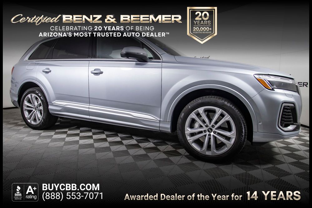 Satellite Silver Metallic 2025 Audi Q7 SUV / Crossover All-Wheel Drive 8-Speed Automatic