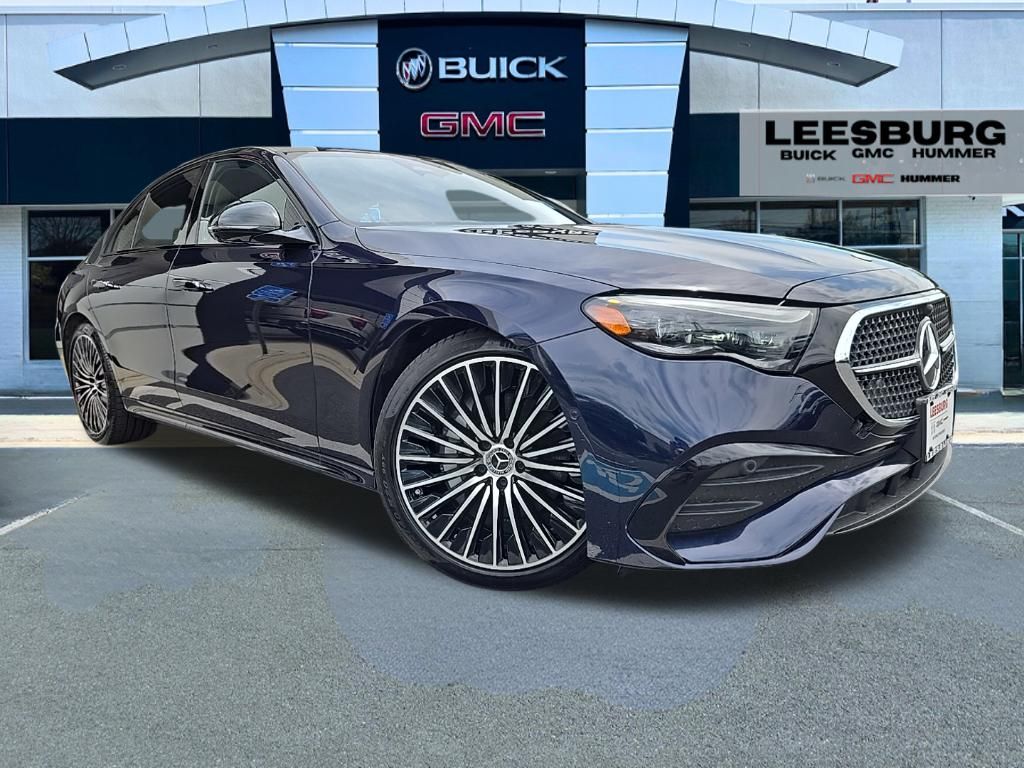 Nautical Blue Metallic 2025 Mercedes-Benz E-Class Sedan All-Wheel Drive 9-Speed Automatic