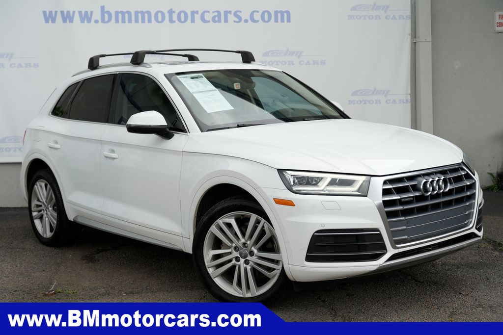 Ibis White 2020 Audi Q5 SUV / Crossover All-Wheel Drive 7-Speed Automatic