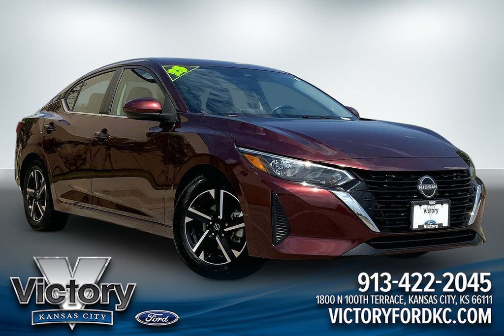 Rosewood Metallic 2025 Nissan Sentra Sedan Front-Wheel Drive Continuously Variable Transmission
