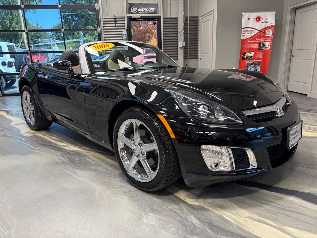 Black Onyx 2008 Saturn Sky Convertible Rear-Wheel Drive 5-Speed Manual