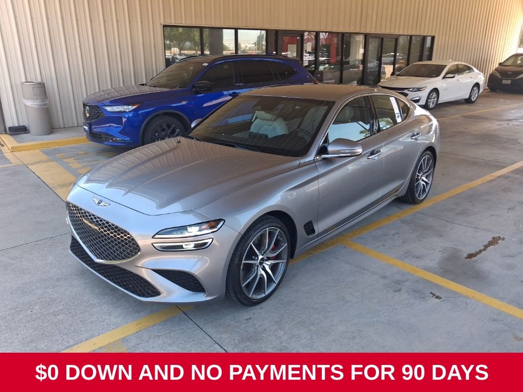Savile Silver 2025 Genesis G70 Sedan Rear-Wheel Drive 8-Speed Automatic
