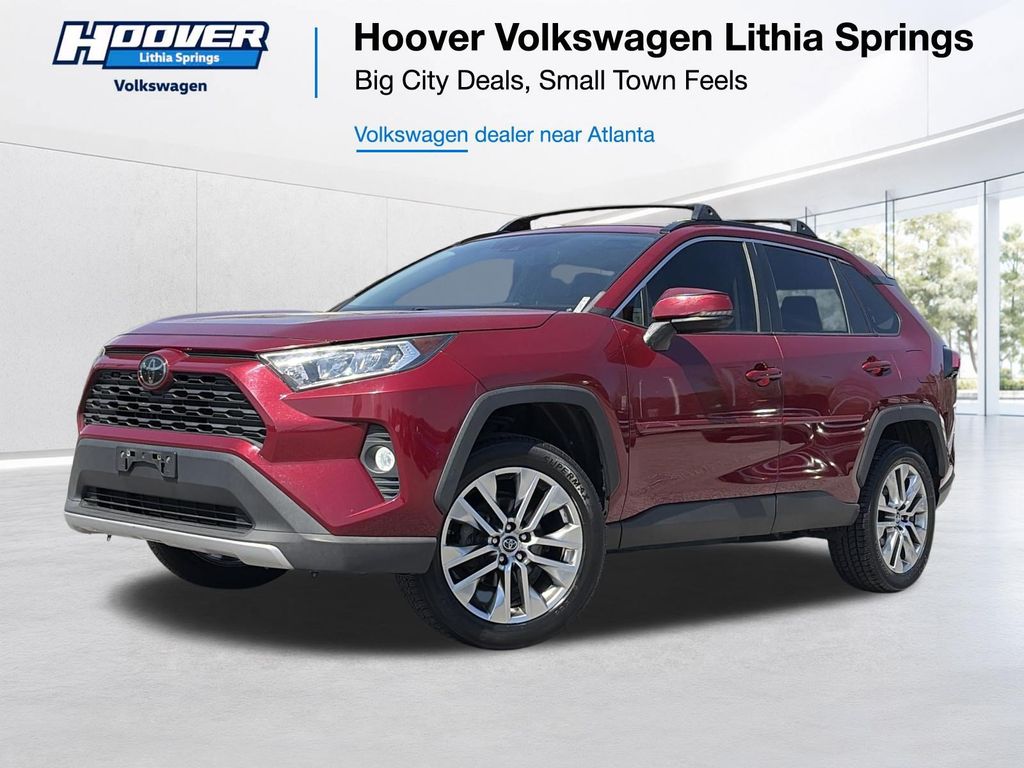 Red (Ruby Flare Pearl) 2019 Toyota RAV4 SUV / Crossover All-Wheel Drive 8-Speed Automatic